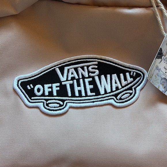 NWT VANS “Off the Wall” Pink Backpack with Laptop Sleeve - Picture 4 of 13